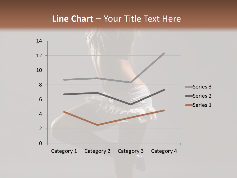 Caucasian Performer Desire PowerPoint Template
