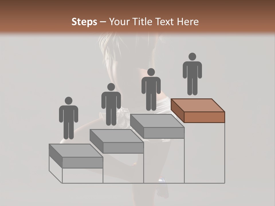 Caucasian Performer Desire PowerPoint Template