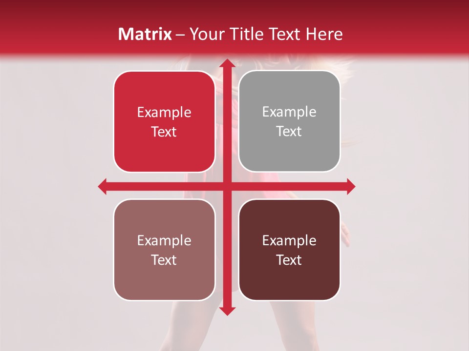 Caucasian Shaking Female PowerPoint Template