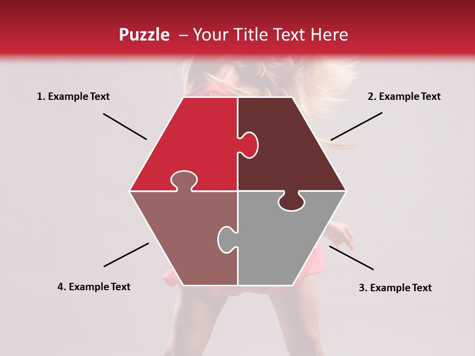 Caucasian Shaking Female PowerPoint Template