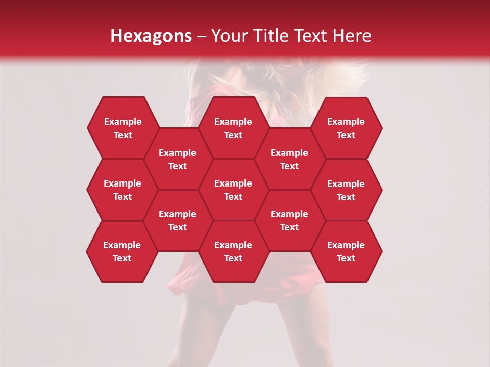 Caucasian Shaking Female PowerPoint Template