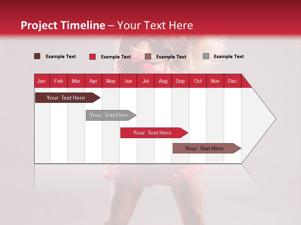 Caucasian Shaking Female PowerPoint Template