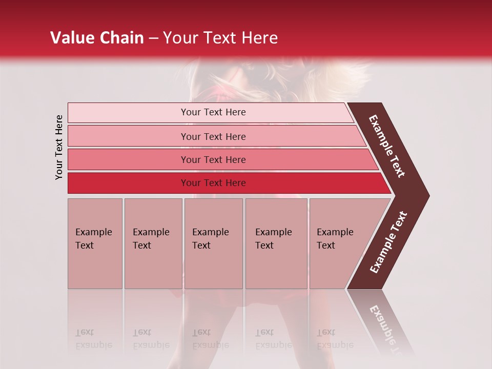 Caucasian Shaking Female PowerPoint Template