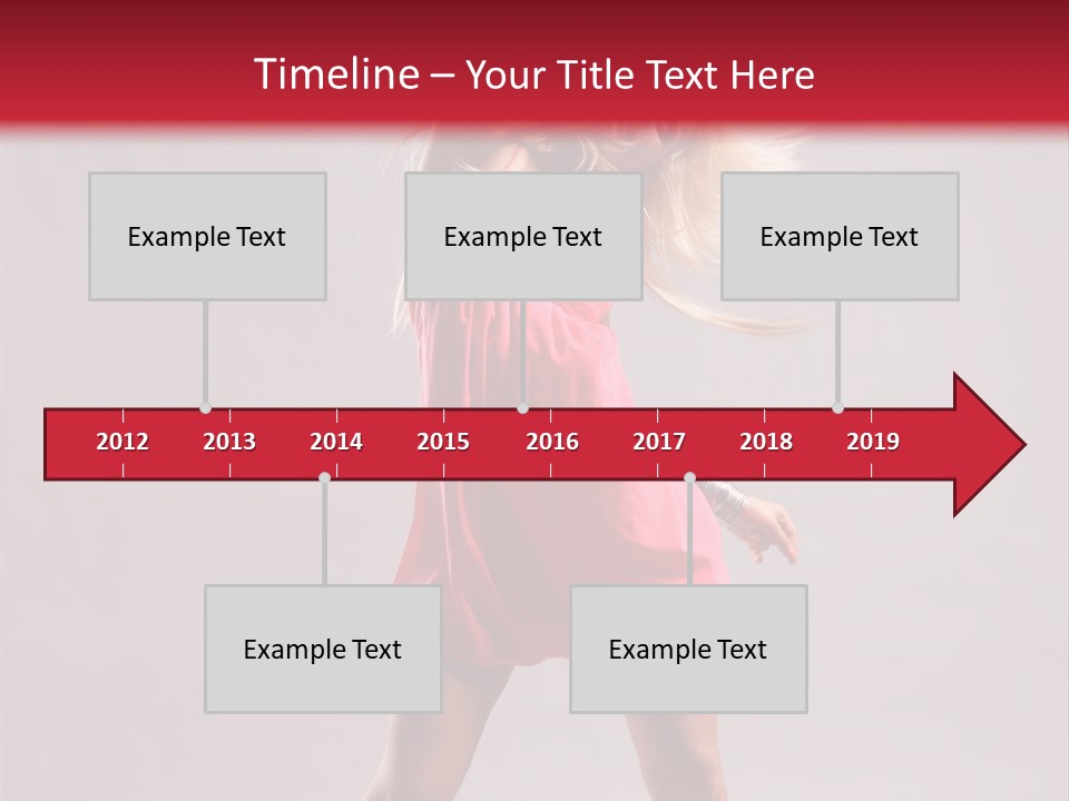 Caucasian Shaking Female PowerPoint Template