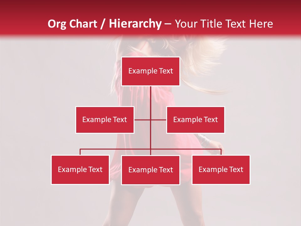 Caucasian Shaking Female PowerPoint Template