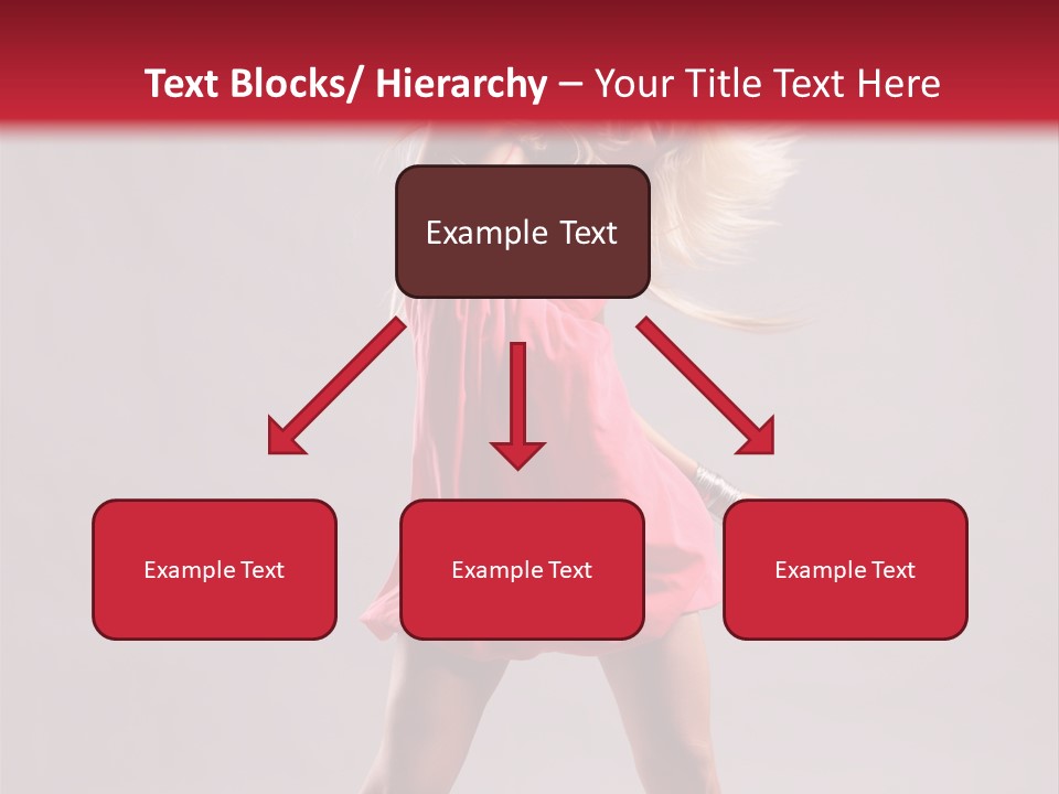 Caucasian Shaking Female PowerPoint Template