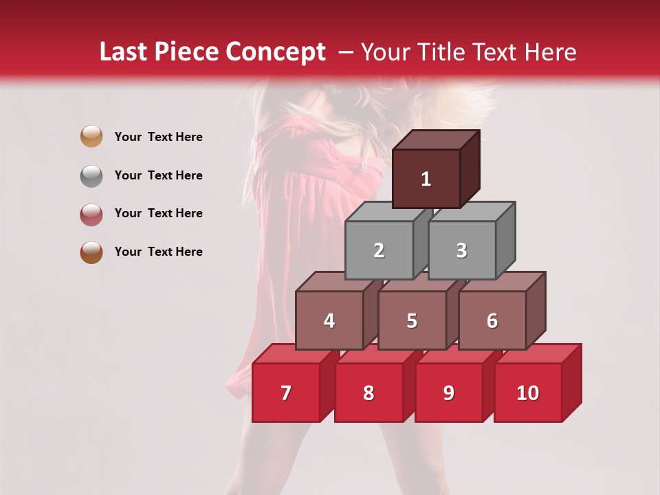 Caucasian Shaking Female PowerPoint Template