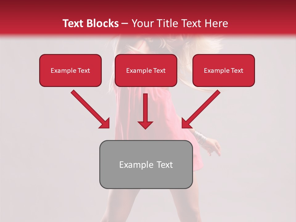 Caucasian Shaking Female PowerPoint Template