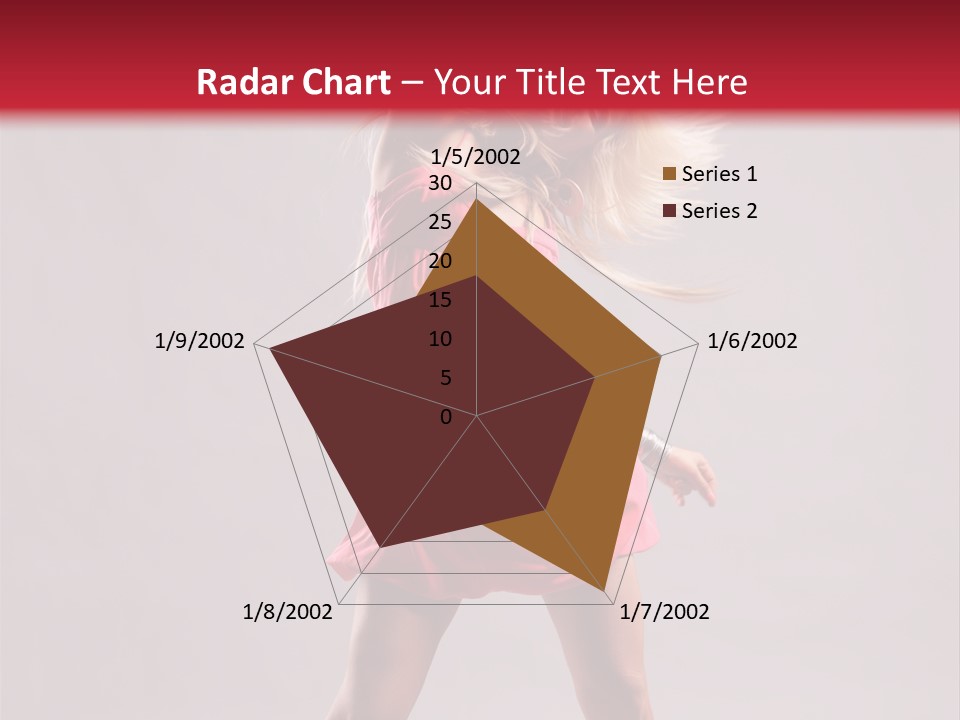 Caucasian Shaking Female PowerPoint Template