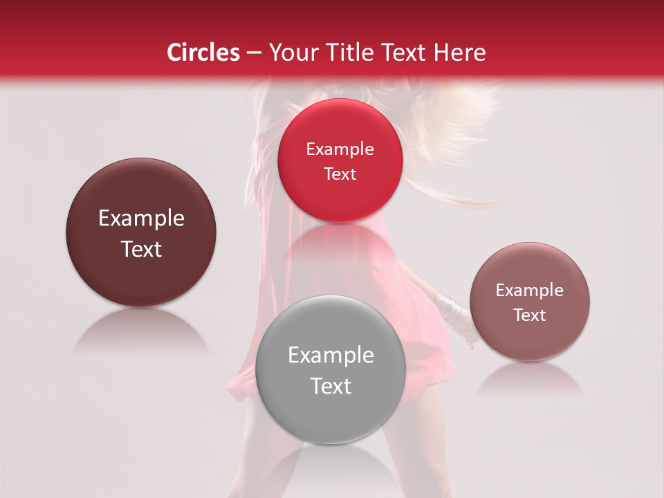 Caucasian Shaking Female PowerPoint Template