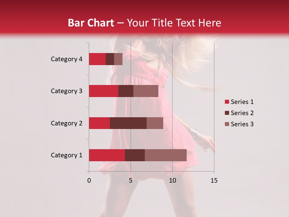 Caucasian Shaking Female PowerPoint Template