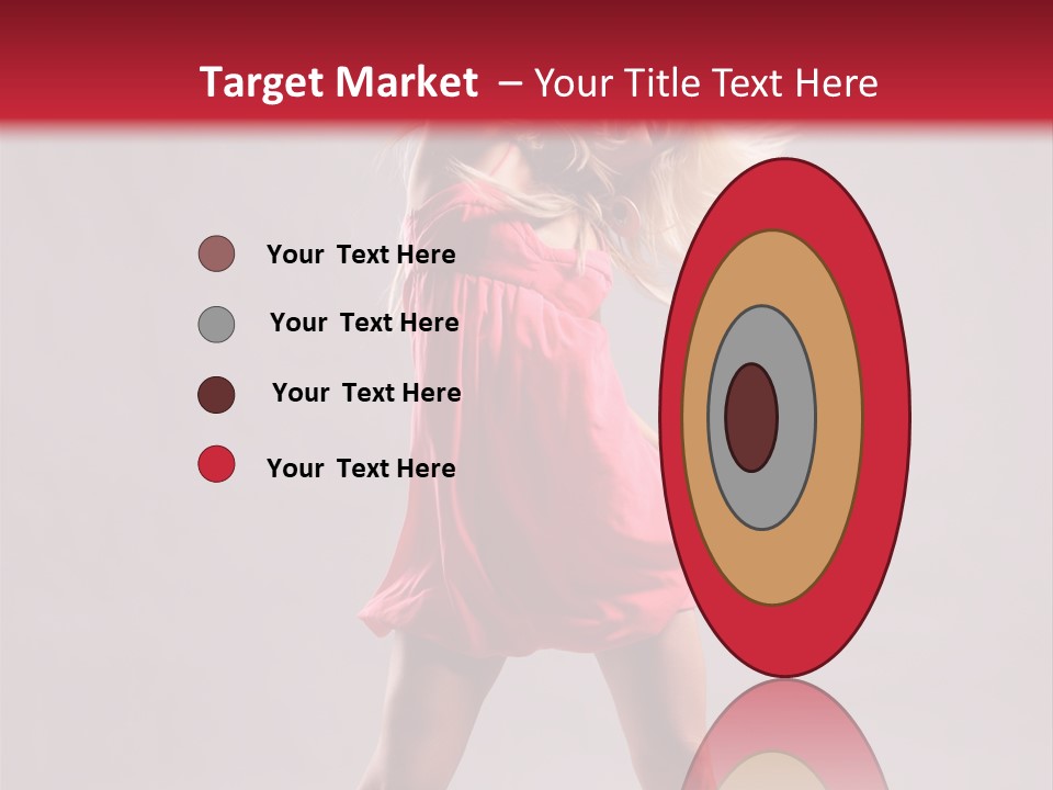 Caucasian Shaking Female PowerPoint Template