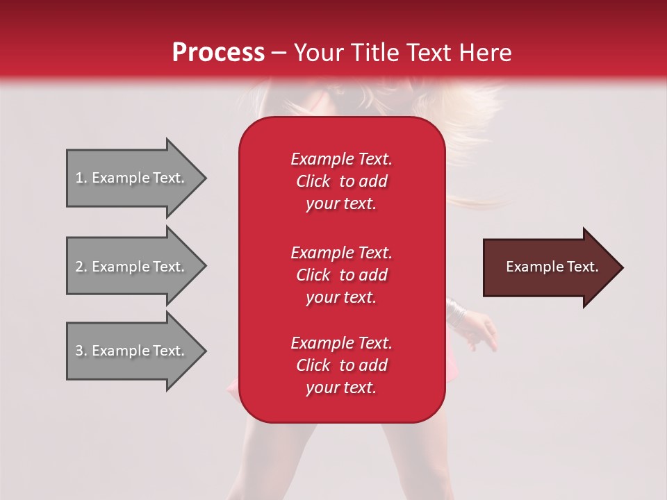 Caucasian Shaking Female PowerPoint Template