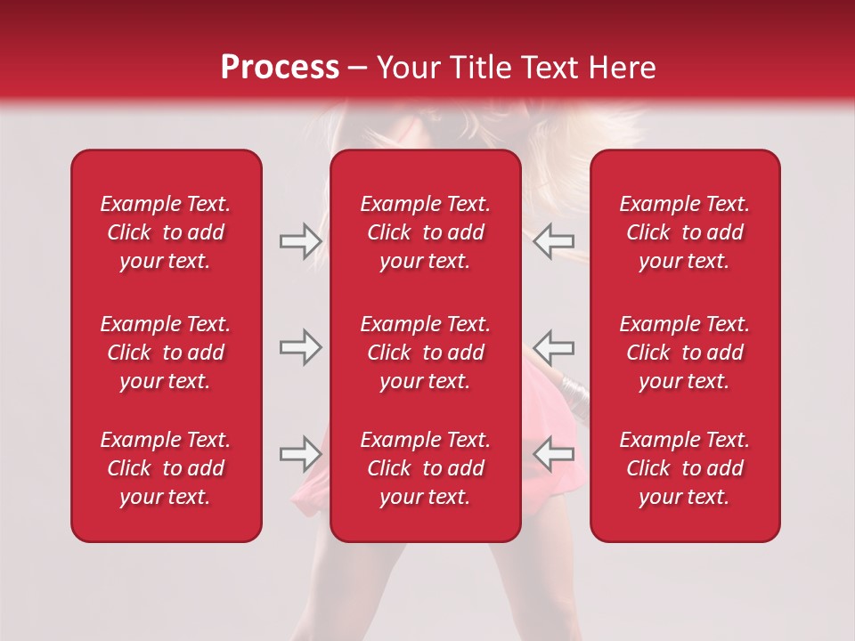 Caucasian Shaking Female PowerPoint Template