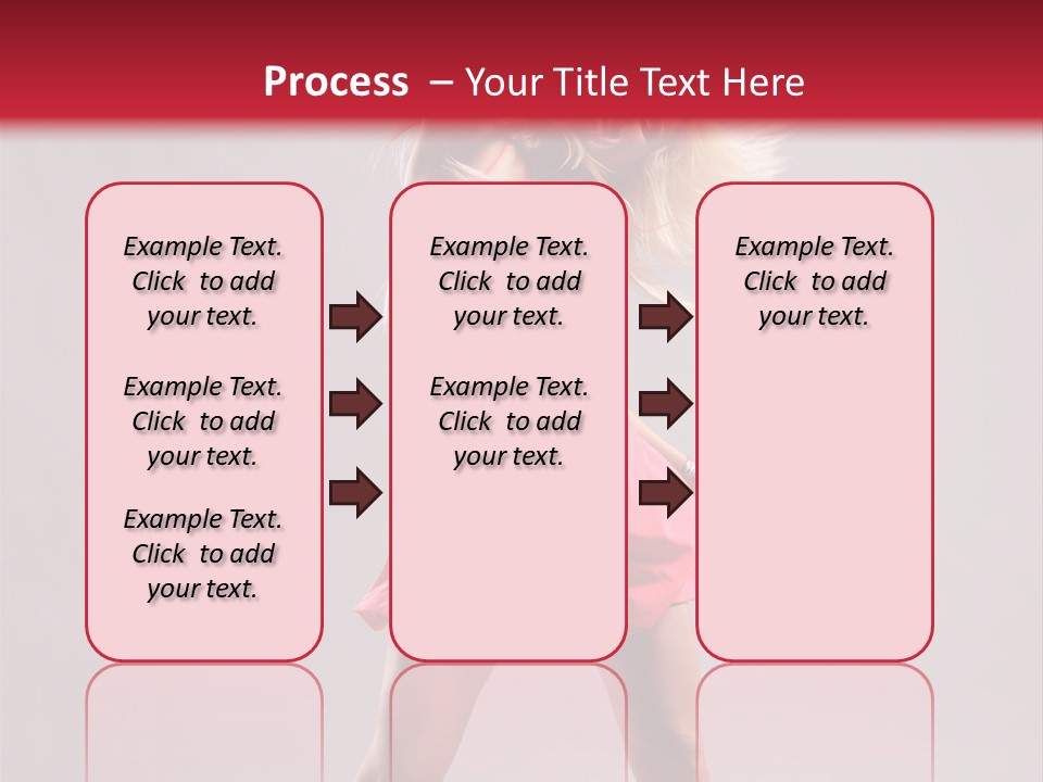 Caucasian Shaking Female PowerPoint Template