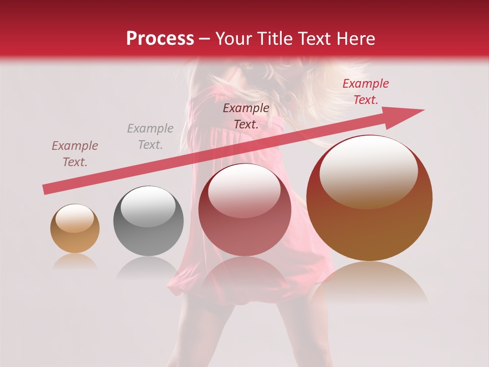 Caucasian Shaking Female PowerPoint Template