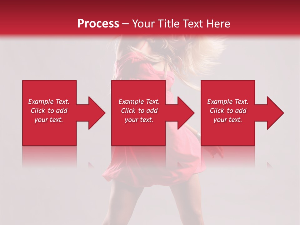 Caucasian Shaking Female PowerPoint Template