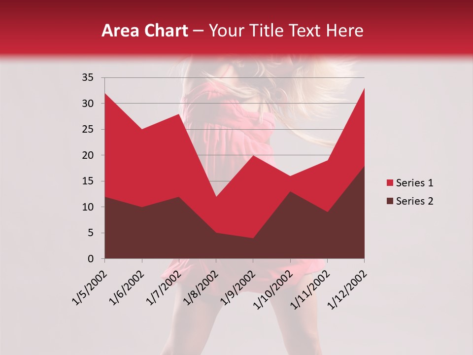 Caucasian Shaking Female PowerPoint Template