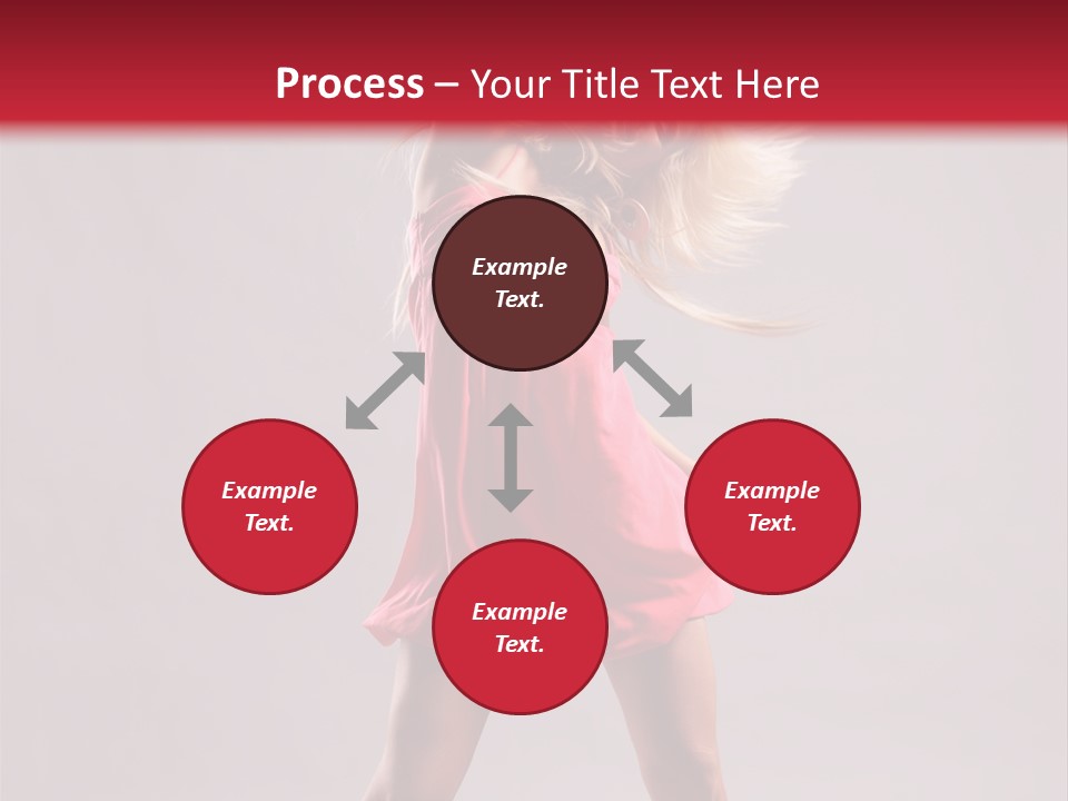 Caucasian Shaking Female PowerPoint Template