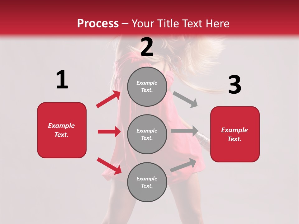 Caucasian Shaking Female PowerPoint Template