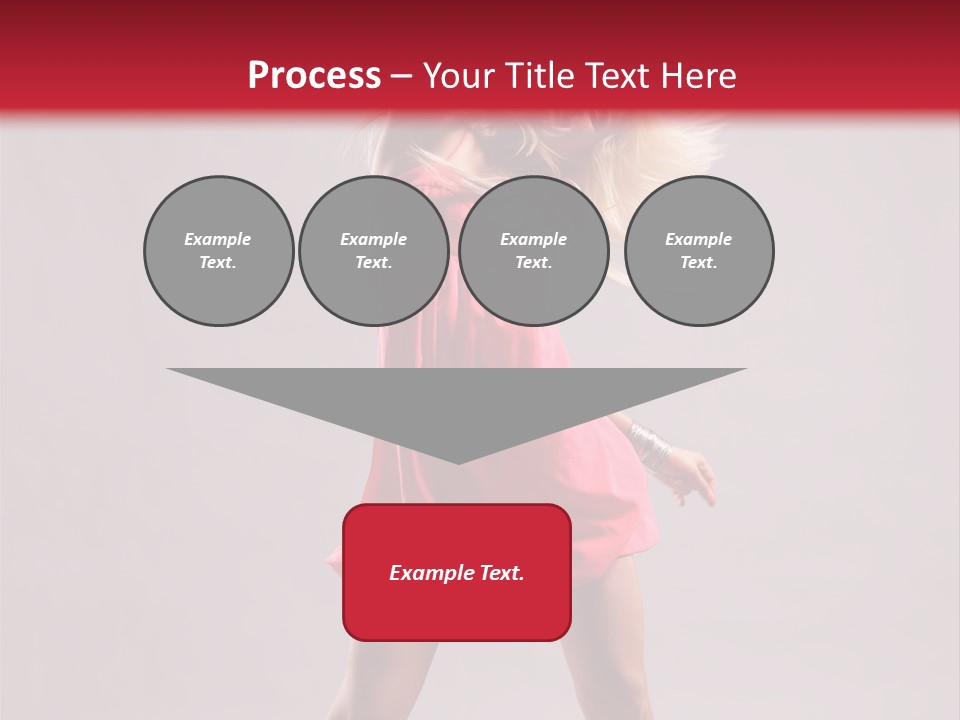 Caucasian Shaking Female PowerPoint Template