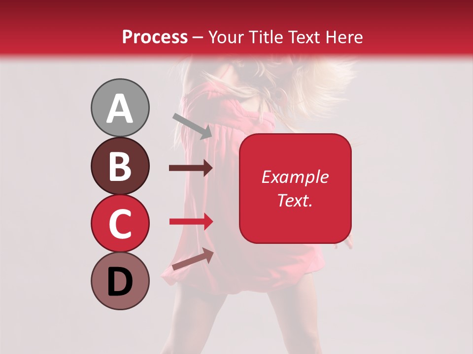 Caucasian Shaking Female PowerPoint Template