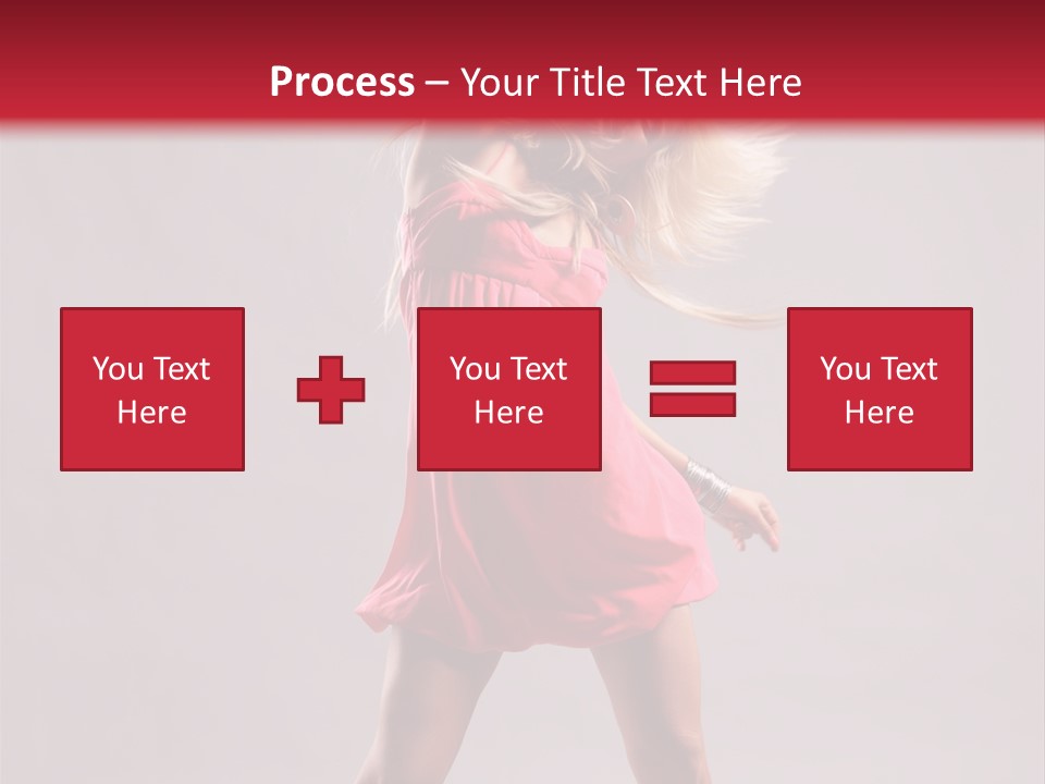 Caucasian Shaking Female PowerPoint Template