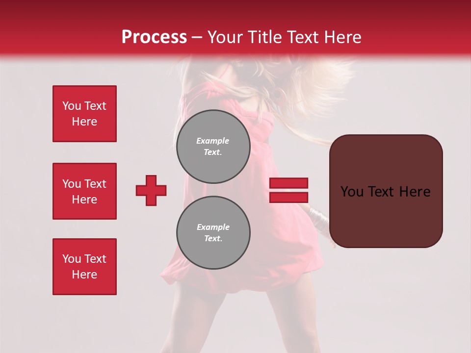 Caucasian Shaking Female PowerPoint Template