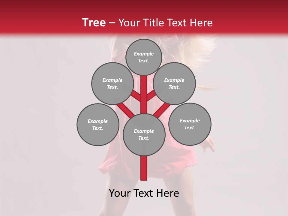 Caucasian Shaking Female PowerPoint Template