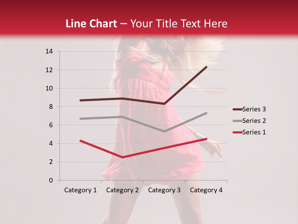 Caucasian Shaking Female PowerPoint Template