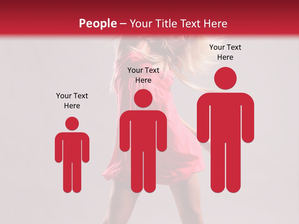 Caucasian Shaking Female PowerPoint Template