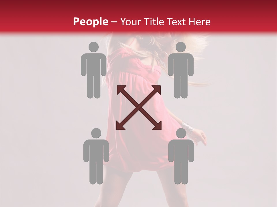 Caucasian Shaking Female PowerPoint Template