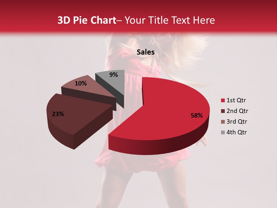 Caucasian Shaking Female PowerPoint Template