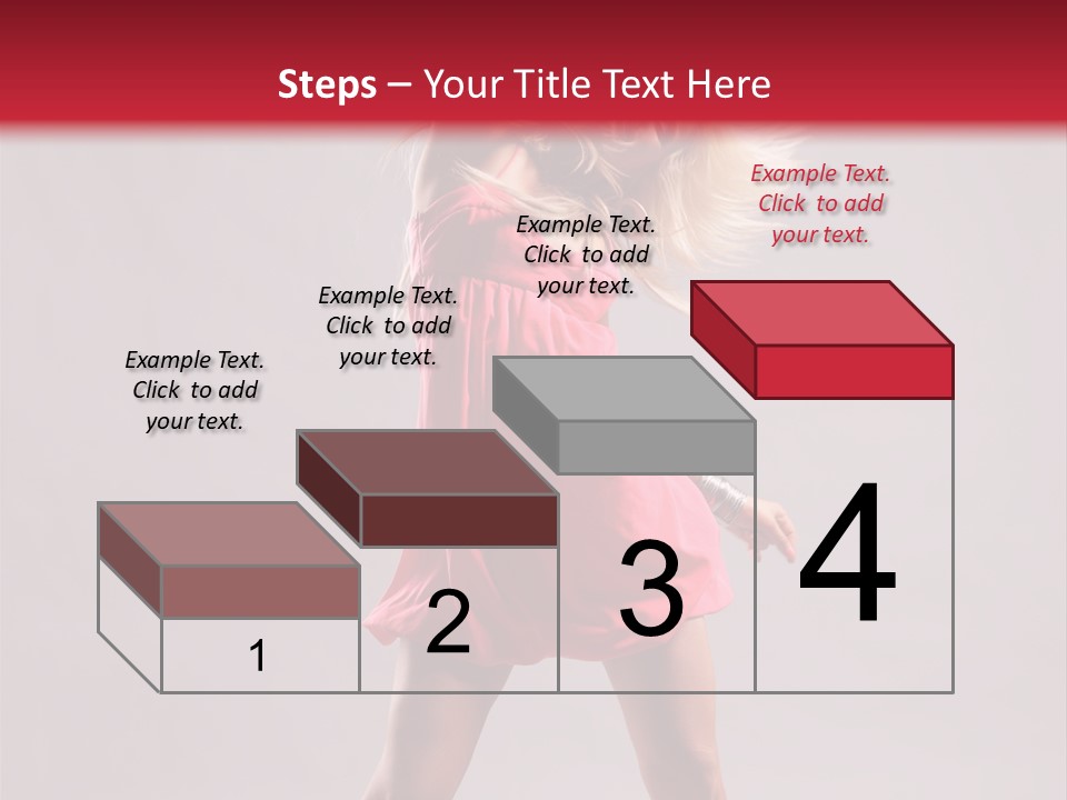Caucasian Shaking Female PowerPoint Template