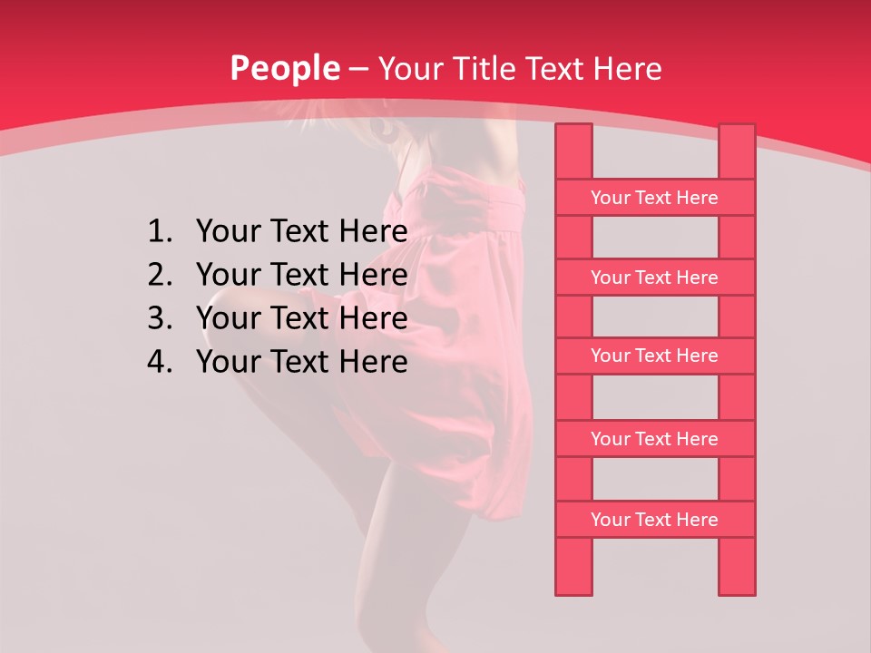 Slim Nightlife Temptation PowerPoint Template