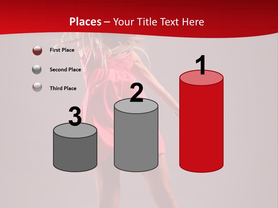 Dancer Girl Nightlife PowerPoint Template