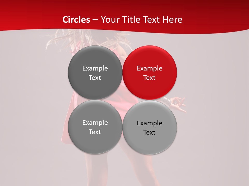 Dancer Girl Nightlife PowerPoint Template