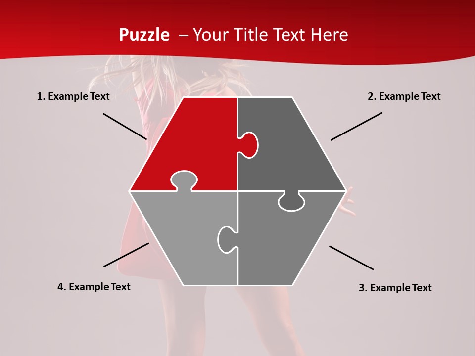 Dancer Girl Nightlife PowerPoint Template