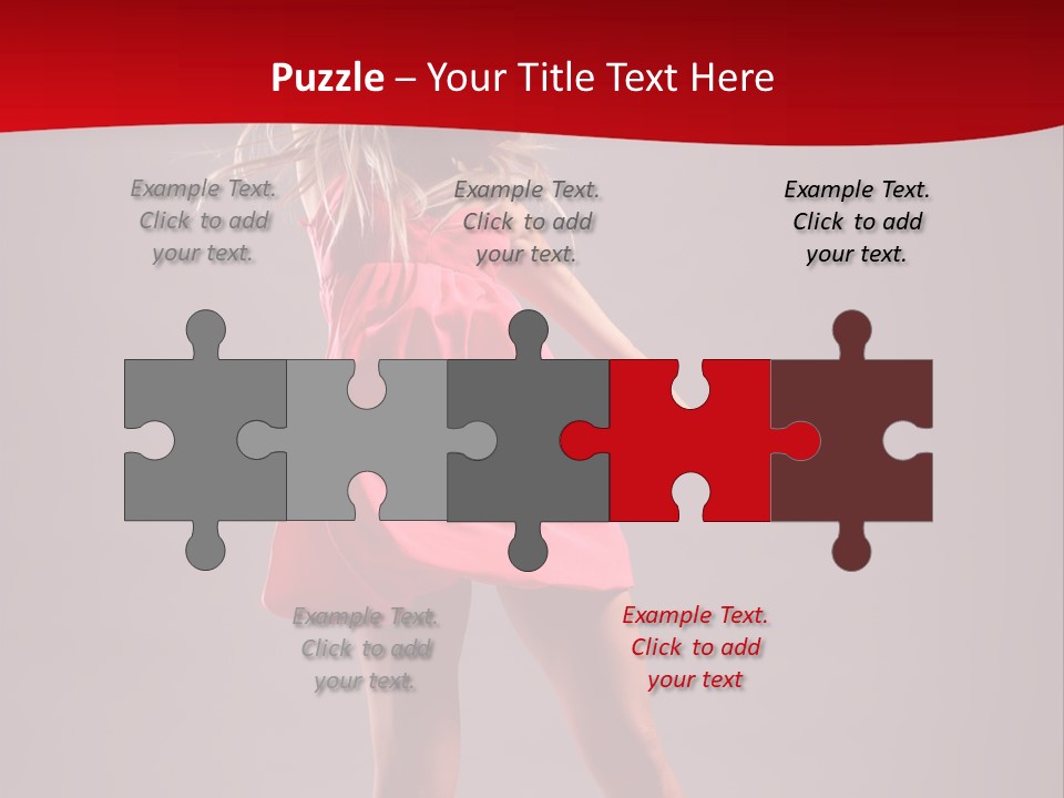 Dancer Girl Nightlife PowerPoint Template