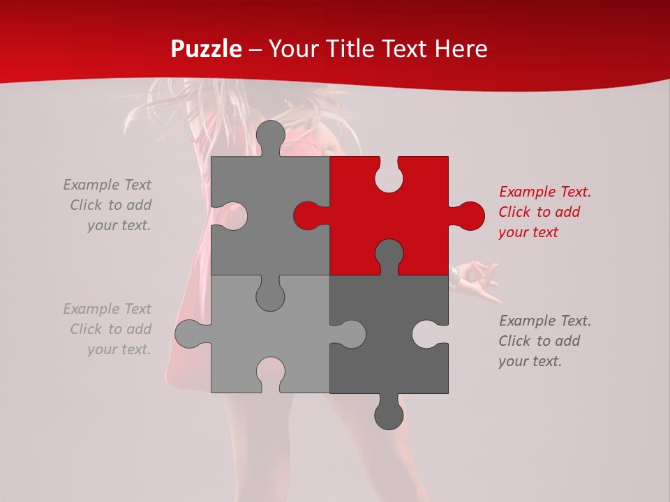 Dancer Girl Nightlife PowerPoint Template