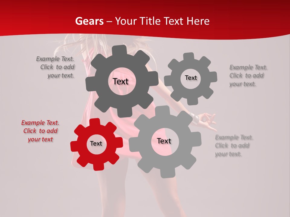 Dancer Girl Nightlife PowerPoint Template