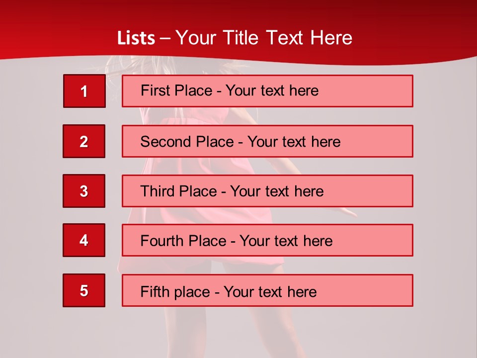 Dancer Girl Nightlife PowerPoint Template