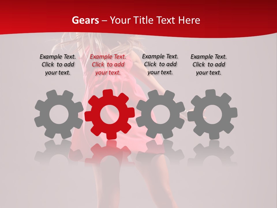 Dancer Girl Nightlife PowerPoint Template