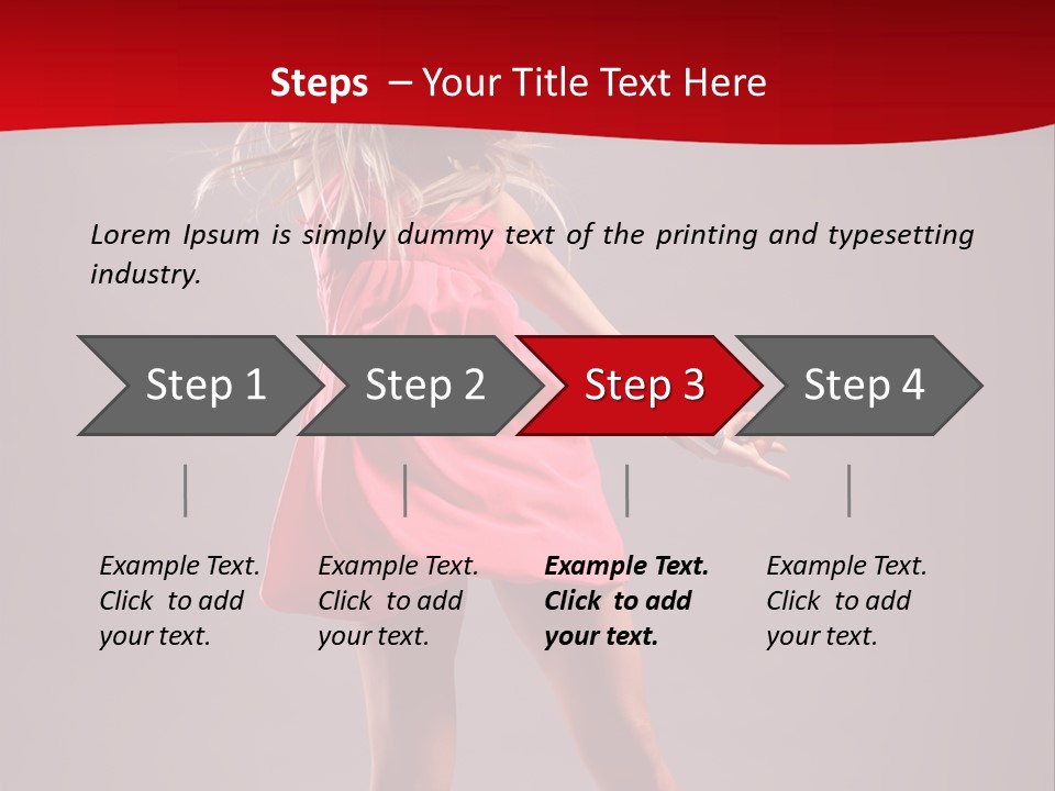 Dancer Girl Nightlife PowerPoint Template