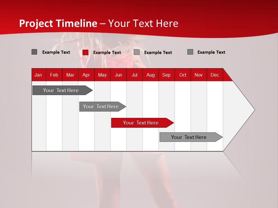 Dancer Girl Nightlife PowerPoint Template