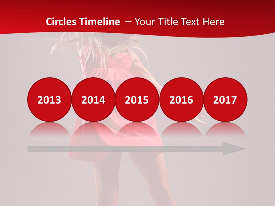 Dancer Girl Nightlife PowerPoint Template