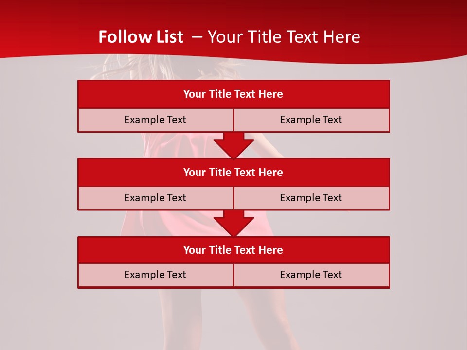 Dancer Girl Nightlife PowerPoint Template