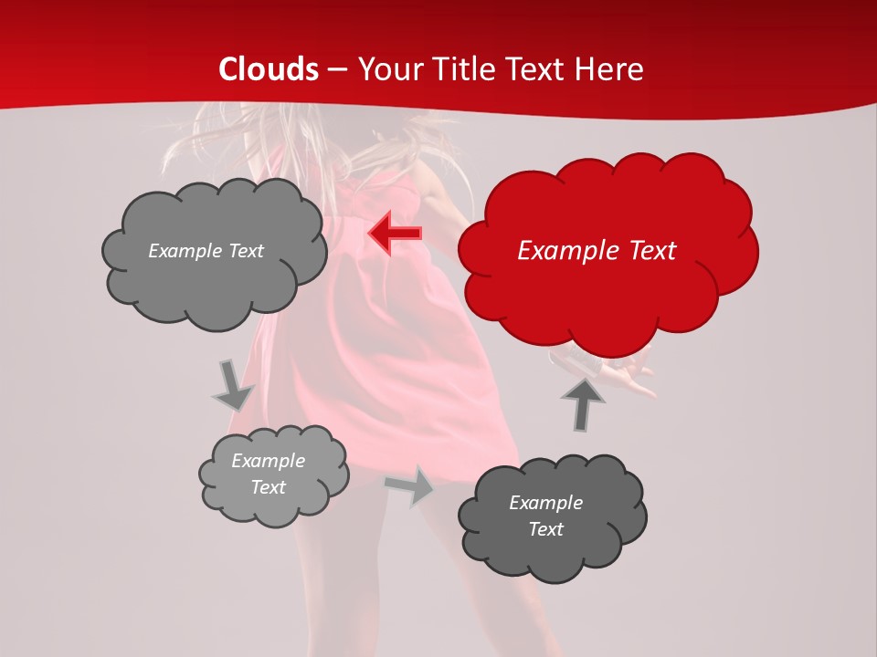 Dancer Girl Nightlife PowerPoint Template