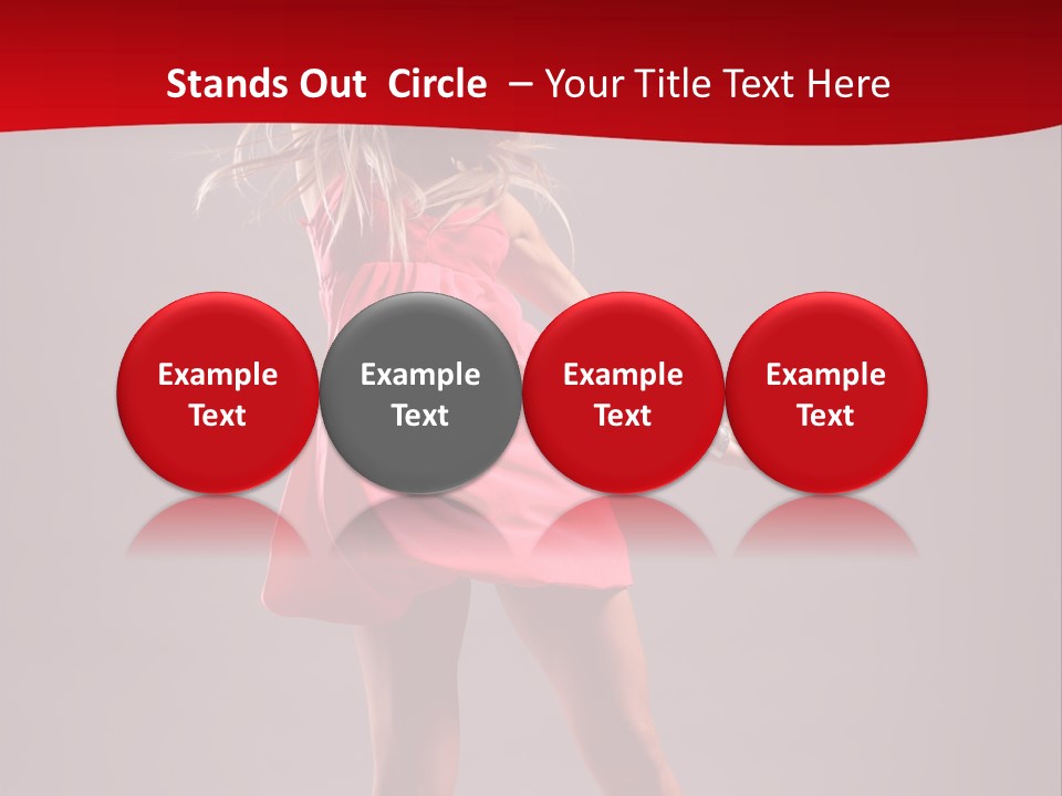 Dancer Girl Nightlife PowerPoint Template