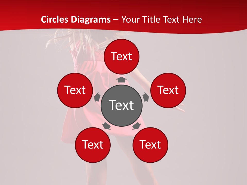 Dancer Girl Nightlife PowerPoint Template